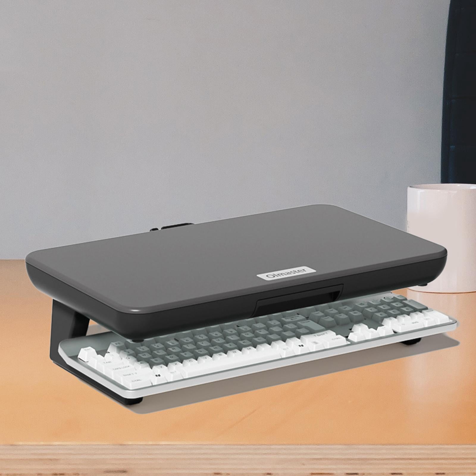 Wzmzjy Monitor Stand Height Adjustable Computer Laptop Riser Shelf with Storage Drawer