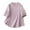 Pink, variant on ZyeKqe Cotton Linen Tops for Women Dressy Casual Short Sleeve Blouse Crewneck Loose Fitted T Shirts Top