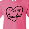 thumbnail image 4 of Inktastic I Love My Grandad in Black Chalk Heart Youth T-Shirt, 4 of 5