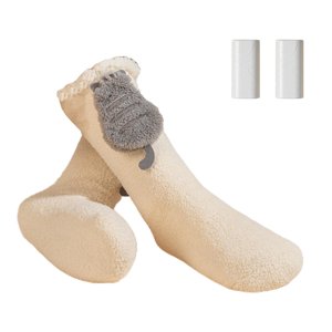 WIND LAND Electric Heated Socks Winter Foot Warmer Socks Thermal Cotton Heated Socks