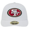 thumbnail image 2 of Men's New Era White San Francisco 49ers Omaha Low Profile 59FIFTY Fitted Hat, 2 of 5