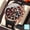 rose gold&Black, variant on Men Luminous Quartz Watch, Versatile Universal Matching Timepiece for Travel Daily Life