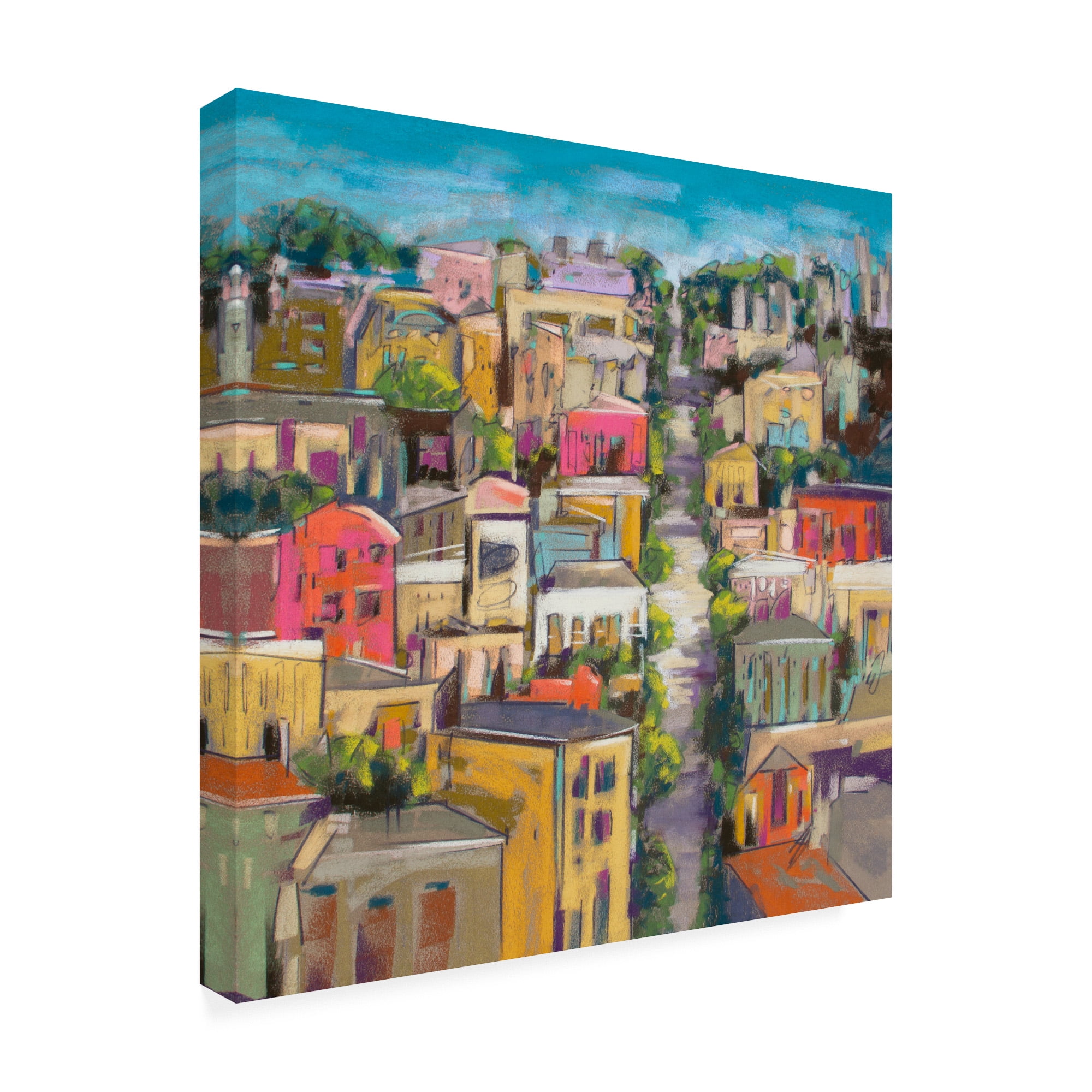 Trademark Fine Art 'City Color II' Canvas Art by Jennifer Gardner