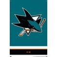 thumbnail image 4 of NHL San Jose Sharks - Logo 21 Wall Poster with Push Pins, 22.375" x 34", 4 of 5
