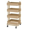 thumbnail image 1 of Ressources pour la Petite Enfance ELR-20702-SD Chariot Roulant Utilitaire à 4 Niveaux&44; Sable, 1 of 1