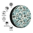 thumbnail image 4 of Pofeuu Flowers In Vintage Print Spare Tire Wheel Cover for Car Truck SUV Camper Universal Fit Spare Tire Cover RV Spare Tire Covers-15 inch, 4 of 6