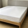 thumbnail image 4 of Sábana bajera antideslizante – Protector de colchón elástico con tejido de poliéster suave, ajuste seguro para camas de hasta 38 cm, resistente a las arrugas y de fácil cuidado para un sueño co, 4 of 6