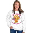 thumbnail image 3 of Funny Have A Meltdown Teddy Bear Women Crewneck Sweatshirt Brisco Brands S, 3 of 6