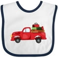 thumbnail image 3 of Inktastic Christmas Red Vintage Truck with Presents Boys or Girls Baby Bib, 3 of 4
