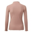 thumbnail image 5 of Winter clothing for women Winter Tops For Women Crew Neck Lined Thermal Thermal Underwear Slim Tops Long Sleeve Thermal Shirts, 5 of 5