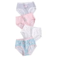 thumbnail image 4 of CAIXIA Girls Brief 4 Pcs Kids Soft Underwear Breathable Comfortable Girls Underwear 4 Pack Soft Stretchy Elastic Waistband For Toddler Kids Everyday Seasonal Wear 4PCS,9-10 Years, 4 of 4