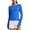 Sparkle Blue, variant on Seamless Long Sleeve Shirts for Women Workout Athletic Running Yoga Tops