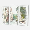 thumbnail image 3 of Designart ' Traditional Street In City Istanbul ' Traditional Canvas Wall Art Print, 3 of 3