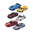 thumbnail image 4 of 6 Piezas Coches de Carreras para Niños Vehículo de Juguete de Aleación Regalo de Cumpleaños Coche de Juguete para Niños Coche Modelo 1:64 para Niños D, 4 of 8