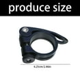 thumbnail image 3 of Road Bike Seatpost Clamp Aluminium Alloy Bicycles Quickly release Seatpost Collar Seat Tube Clip Cycling Accessory, 3 of 9