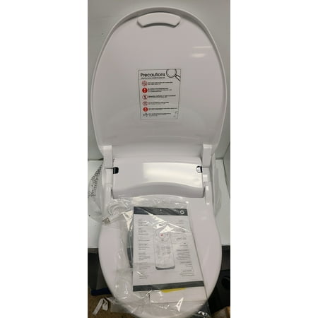 Bio Bidet by Bemis - Slim Three Bidet Toilet Seat - Elongated - Elongated White