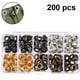 thumbnail image 1 of Juego de ojales de 200 piezas Kit de herramientas para ojales juego de alicates para ojales herramienta para ojales ojales de lona arandelas de ojales de 6mm punzón con caja remache ojales para, 1 of 8
