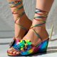 thumbnail image 2 of Bmisegm Hot Sandals Women Teen Slippers for Girls Beach Sandals Girls Sandals Women Sandals Platform Sandals Womens Sandals Summer Multicolour 8.5, 2 of 9