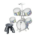thumbnail image 3 of HILABEE Beginner Kids Drum Set Music Enlightenment for Child Party Stage Performance Gray Edge, 3 of 9