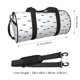 thumbnail image 2 of Fotbe Cute Shark Bolsa Deportiva de Lona Plegable con Estampado, Bolsa de Gimnasio con Bolsillo Seco/Húmedo, Bolsa de Viaje Ultraligera de Gran Capacidad, 2 of 6