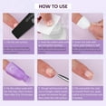 thumbnail image 4 of Saviland Gel Nail Polish Remover Tools Kit - 250ML Gel Nail Polish Remover ,Nail Clips ,Cuticle Pusher ,500Pcs Cotton Pad, 4 of 7