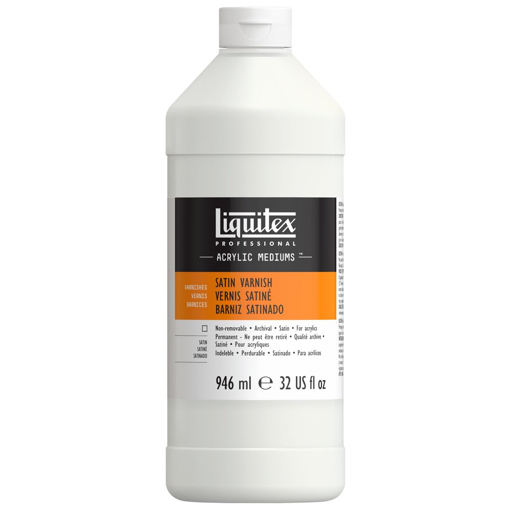 Liquitex Satin Varnish, Quart