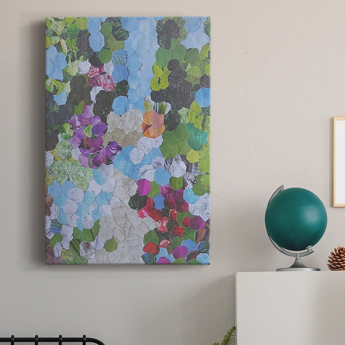 Iris Garden Premium Gallery Wrapped Canvas - Ready to Hang