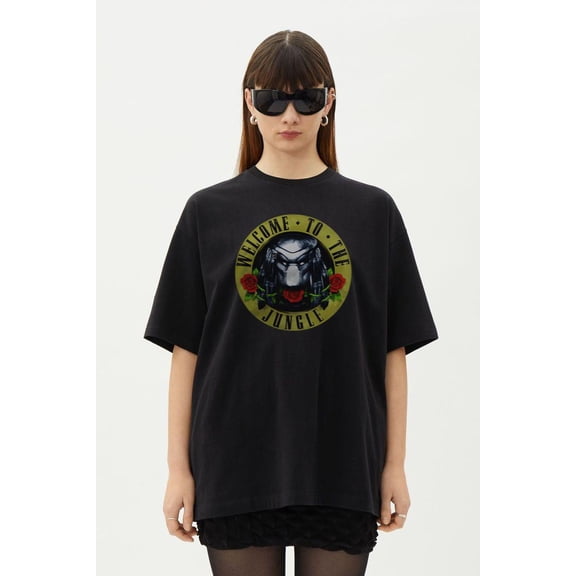 Predator Welcome To The Jungle Movie Sci-Fi T-Shirt, for men & women, up to size 5XL