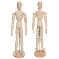 thumbnail image 3 of LAFGUR Wooden Model, Durable Desktop Decor Art Man Model, Wear‑resistant Sketch Models For Art Sketch Model Photography Props, 3 of 8