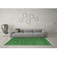thumbnail image 3 of Ahgly Company Indoor Square Oriental Emerald Green Modern Area Rugs, 8' Square, 3 of 4