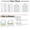 thumbnail image 3 of Elainilye Fashion Women's Wireless Bras 3PC Nursing Vest Bra Back Adjustment Yoga Running Bra Traceless Gathered Bra,Purple, 3 of 5
