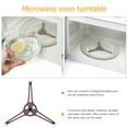 thumbnail image 2 of Miangastore Microwave Turntable Ring Set Coffee Plastic Durable Wear Resistant 3PCS, 2 of 8