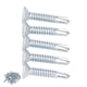 thumbnail image 5 of Tornillos autoperforantes de acero galvanizado, 50 piezas, 4,8 mm x 25 mm, cabeza plana, pernos de repuesto de alta resistencia, 5 of 8