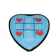 Freshness Guaranteed, DAD's Chocolate cake with frosting, Fresh Bakery, Heart Shape, Whole, Decorated,