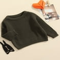 thumbnail image 4 of MesaSe Nouveau-Né Garçon Fille Câble Tricot Pull Pull Enfant Enfant à Manches Longues Col Rond Pull Top, 4 of 7