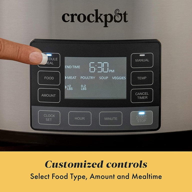 Crock-Pot 6-Quart Slow Cooker with MyTime Technology, Stainless photo 8