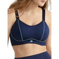 thumbnail image 2 of Women's Pour Moi 97003 Energy Empower Convertible Underwire Sports Bra (Navy/Aqua 34FF), 2 of 2