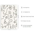thumbnail image 2 of HAUS AND HUES Minimalist Line Art Wall Decor Woman Art Print Minimalist Art Wall Decor, Silhouette Wall Art Minimalist Line Art Posters, Minimalist Face Collage Line Art (24x36, UNFRAMED), 2 of 6