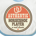 thumbnail image 4 of Inktastic Horseshoe Player Boys or Girls Baby Bib, 4 of 4