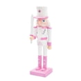 thumbnail image 4 of Soldado Cascanueces de Navidad Decoración navideña Figura de Cascanueces de Madera para Espada Blanca, 4 of 9