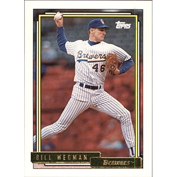 1992 Topps Gold #22 Bill Wegman MLB Baseball Trading Card