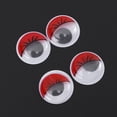 thumbnail image 4 of Shisuyan Cils DIY Faux Yeux d'Animaux Ondulés Yeux Globuleux Rouges 100 Pcs 0.8 Pouce de Diamètre, 4 of 8