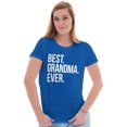 thumbnail image 3 of Best Grandma Ever Nanna Gigi Nan Cute Womens Fitted Plus Size Graphic Tee Brisco Brands 3X, 3 of 5