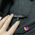thumbnail image 5 of Sudadera con capucha de gran tamaño para hombre y mujer, suéter de lana de alta calidad, color liso, temporada 6, 2021FW, 1:1, KANYE West, 5 of 5