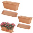 thumbnail image 2 of Clearance! Window Box Planter Pots for Plants House Plants Indoor Planter Rectangular Windowsill Box Vegetables Pot Outdoor Spring Home Garden Patio Modern Decor Flower Pots,D, 2 of 9