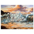 thumbnail image 2 of Chevaux des Vagues - Impression sur Toile d'Art Animalier, 2 of 3