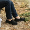 thumbnail image 3 of Ravelier Men's Moccasin Slippers with Flannel Lining, 3 of 6