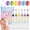 B, variant on Nail Polish Pens, Water-Based Nail Pens, 6 Colors, Quick Dry & Easy Remove, Portable Nail Art (A)