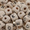 thumbnail image 3 of Bulk Wood Beads Crafts Beading Sewing Handicrafts Embellishments White, 3 of 8