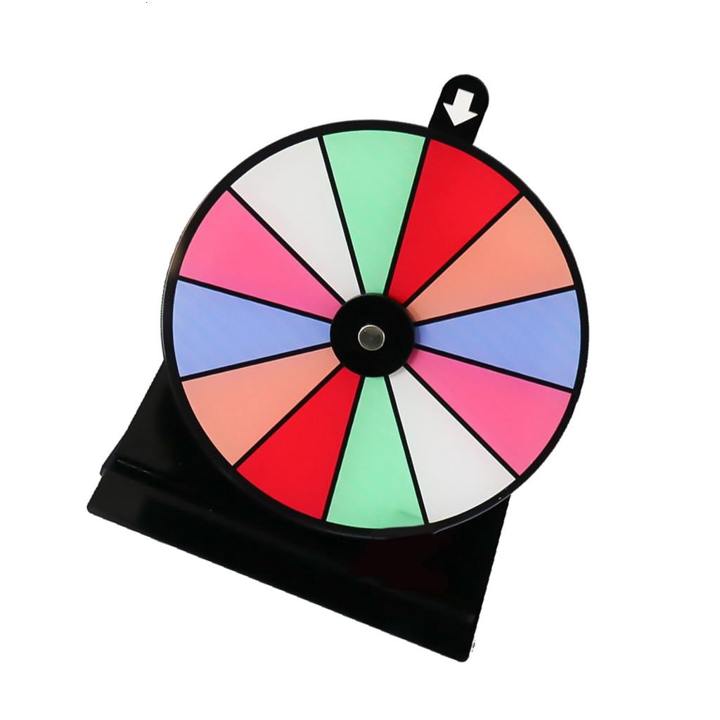 12 Inch Prize Wheel With Stand | Dry Erase Spinner Wheel Game For Carnivals, Casino Nights & Trade Shows - View #9